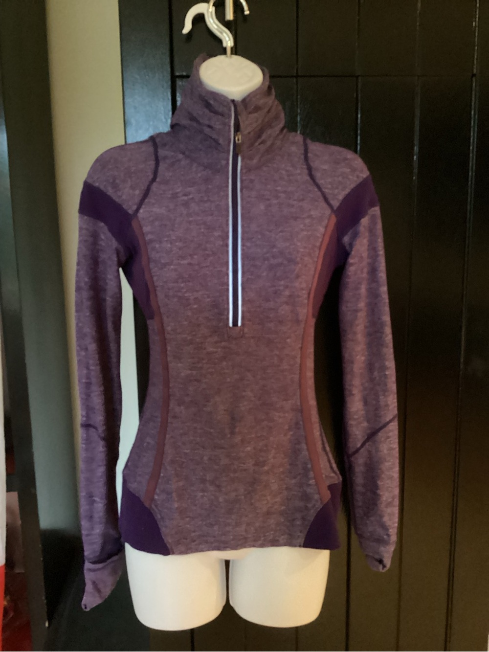 Lululemon Purple Half-Zip Athletic Pullover